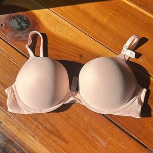 NWT Victoria Secret Bombshell Add-2-Cups Push-Up Bra Purest Pink 36B